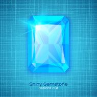 Gemstone on textured background