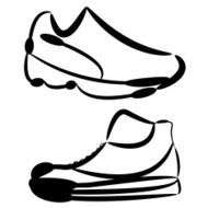 BOOTS (SHOE) ILLUSTRATION VECTOR