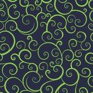 vintage seamless pattern with spiral elements N2