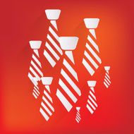 Hipster tie icon N2