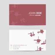 editable vector business card template N3