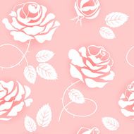 Seamless Floral Pattern with Roses N10