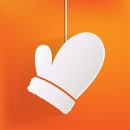 Christmas mitten icon N3