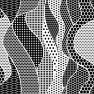 Lace vector fabric seamless pattern N24