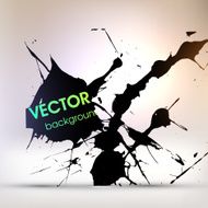 Abstract Ink Blot for Grunge Backgound N88