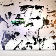 Abstract Ink Blot for Grunge Backgound N93