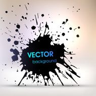 Abstract Ink Blot for Grunge Backgound N97
