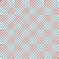 Abstract pattern of squares and stripes