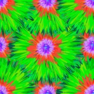 Seamless bright colors tropical floral pattern N2