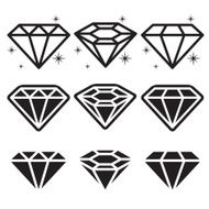 Diamond Icons Set N3