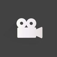 Videocamera web icon flat design N5