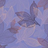 Seamless leafs pattern