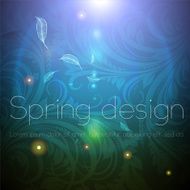 Floral Retro Background for Vintage Design N47