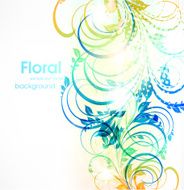 Floral Retro Background for Vintage Design N48