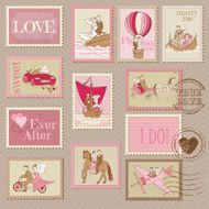 Wedding Postage Stamps