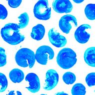 Leopard print seamless pattern watercolor stains N4