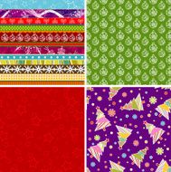 Scrapbook christmas patterns for design