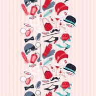 Retro of 1920s style seamless pattern N3