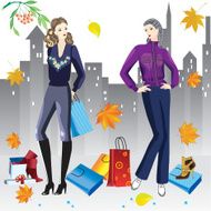 Women on shopping N3