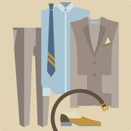 Men&#039;s clothing suit Formal style