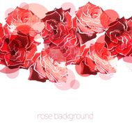 Rose background Floral abstract pattern N2