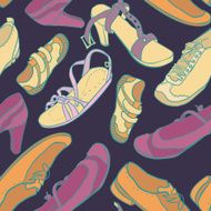 Seamless pattern with shoes N6
