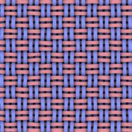 retro wicker pattern