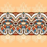 American Indian seamless pattern