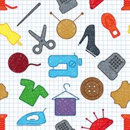 Sewing seamless texture N2