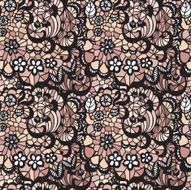 Mosaic vector seamless pattern N31