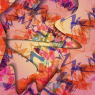 Colorful zigzag background N5