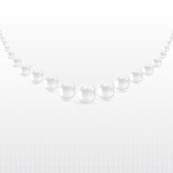 Perls on a white background