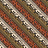 Striped ornament