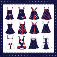 Set of girl dresses
