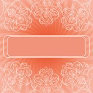 Background abstract flowers