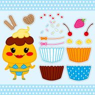 Cute Cupcake Paper Doll N2