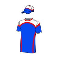 T-shirt sport designs and baseball cap