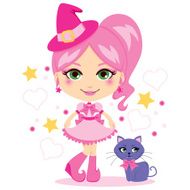 Cute Pink Witch N2