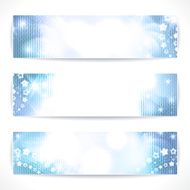 Set of fantasy vector banners N7