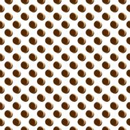 Seamless retro black and white polka dots background hamburger