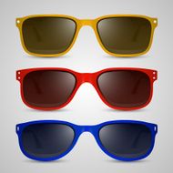 sunglasses color vector N3