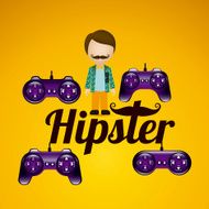 Hipster illustration N3