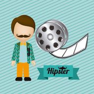 Hipster illustration N5