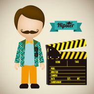 Hipster illustration N6
