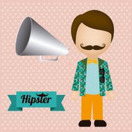 Hipster illustration N7