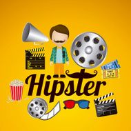 Hipster illustration N8