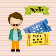 Hipster illustration N11