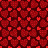 Seamless pattern with hearts N57