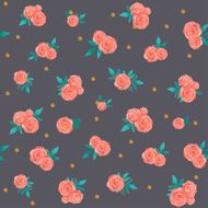 pattern with roses N4
