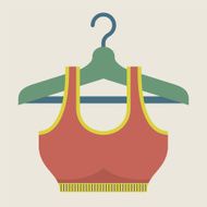 Single Women Sport Bra On Hanger